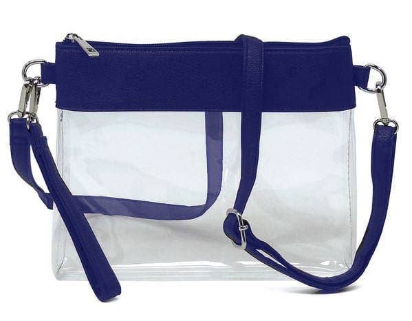 Game Day Clear Crossbody Bag Purse : Leopard