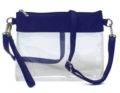 Game Day Clear Crossbody Bag Purse : Leopard