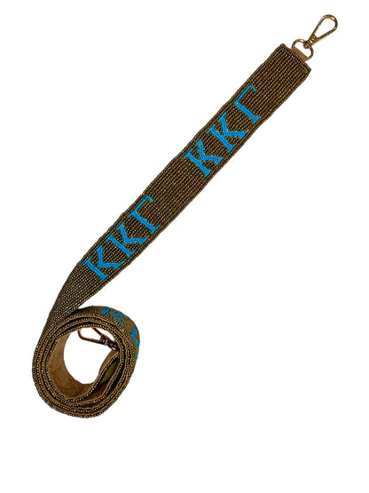 Sorority Beaded Purse Straps - Alpha Omicron Pi