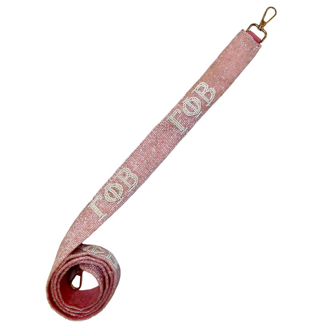 Sorority Beaded Purse Straps - Alpha Omicron Pi