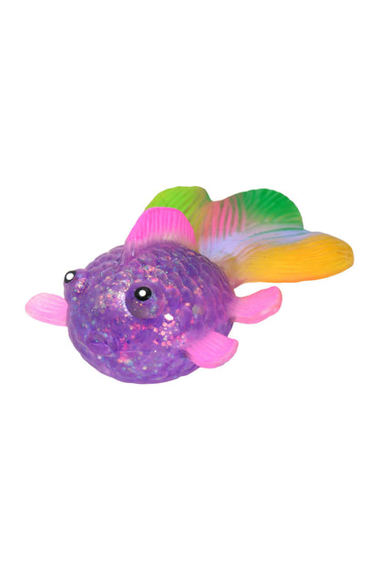 PREORDER : Rainbow Goldfish Glitter Maltose Putty Slime Filled Squishy: ASSORTED / ONE SIZE