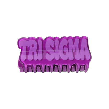 Sorority Hair Clip: Phi Mu