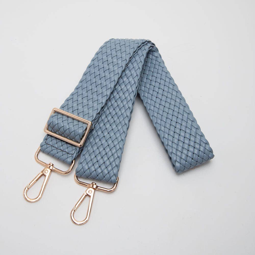 Bella Woven Women's Bag Strap: Navy