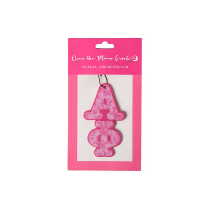 Sorority FLORAL Air Freshener: Phi Mu