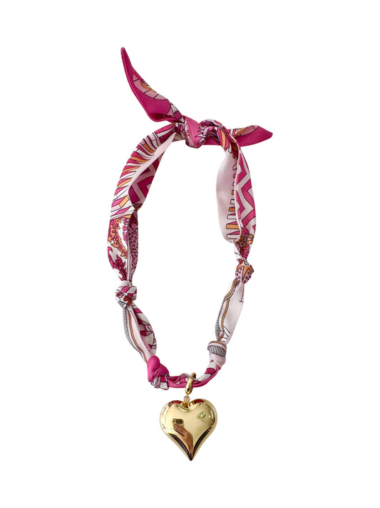 Cassidy Scarf Necklace with star pendant (not shown)