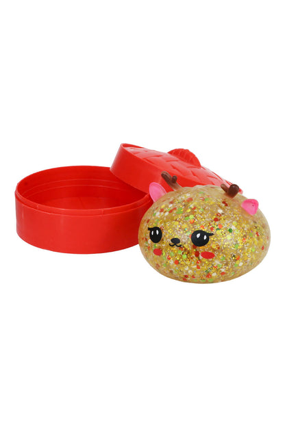 PREORDER : Christmas Reindeer Bao Dumpling Jelly Slime Filled Squishy: ASSORTED / ONE SIZE