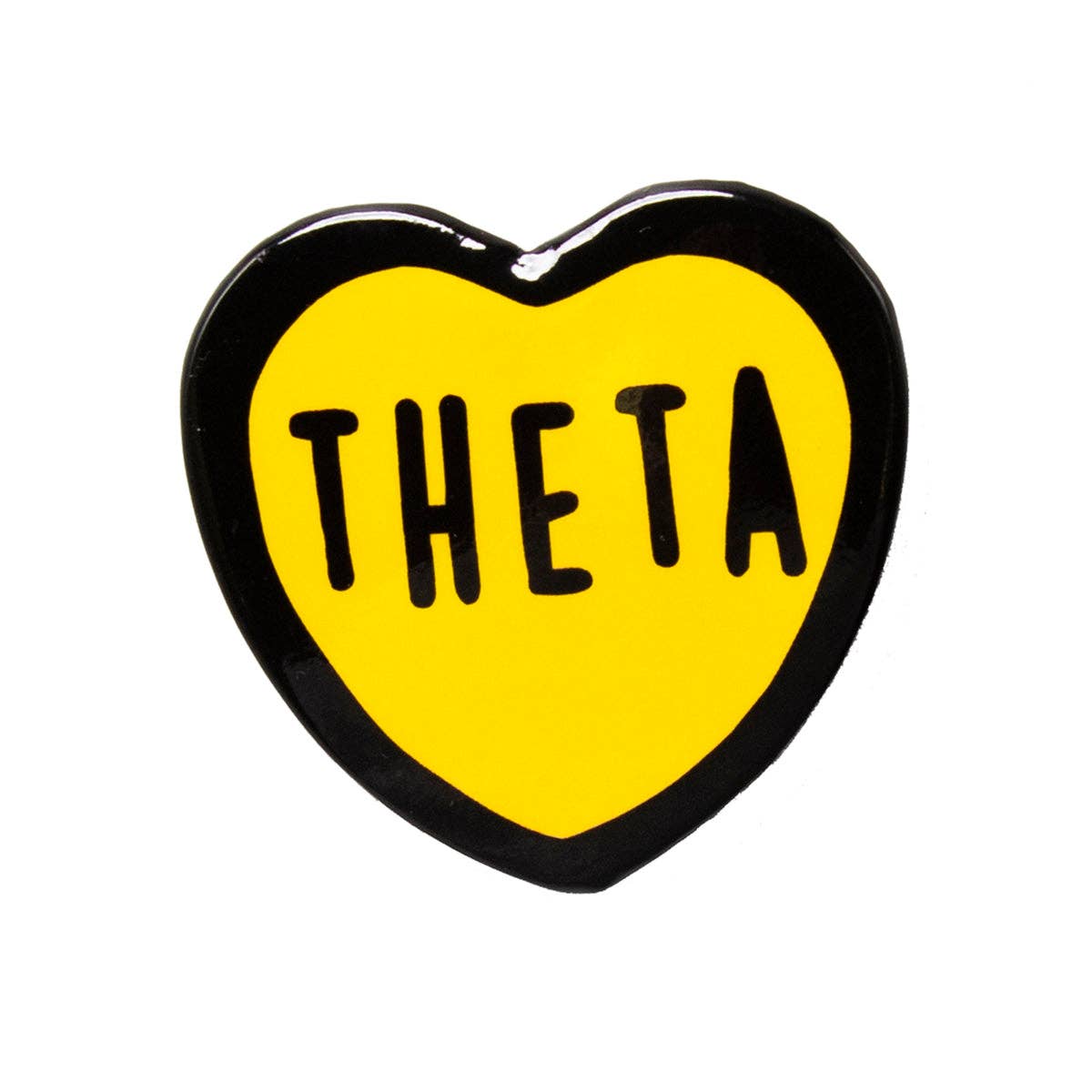 Sorority Sweet Heart Button: Alpha Omicron Pi