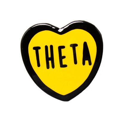 Sorority Sweet Heart Button: Alpha Gam