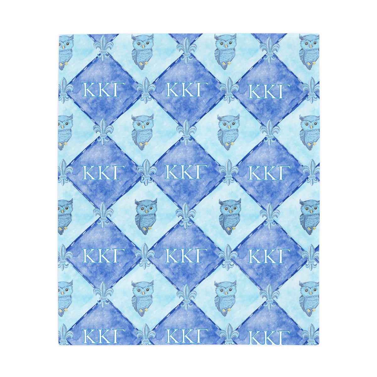 Kappa Kappa Gamma Flannel Fleece Blanket, Sorority