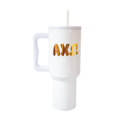 40oz 24 Karat Sorority Tumbler: KAPPA KAPPA GAMMA