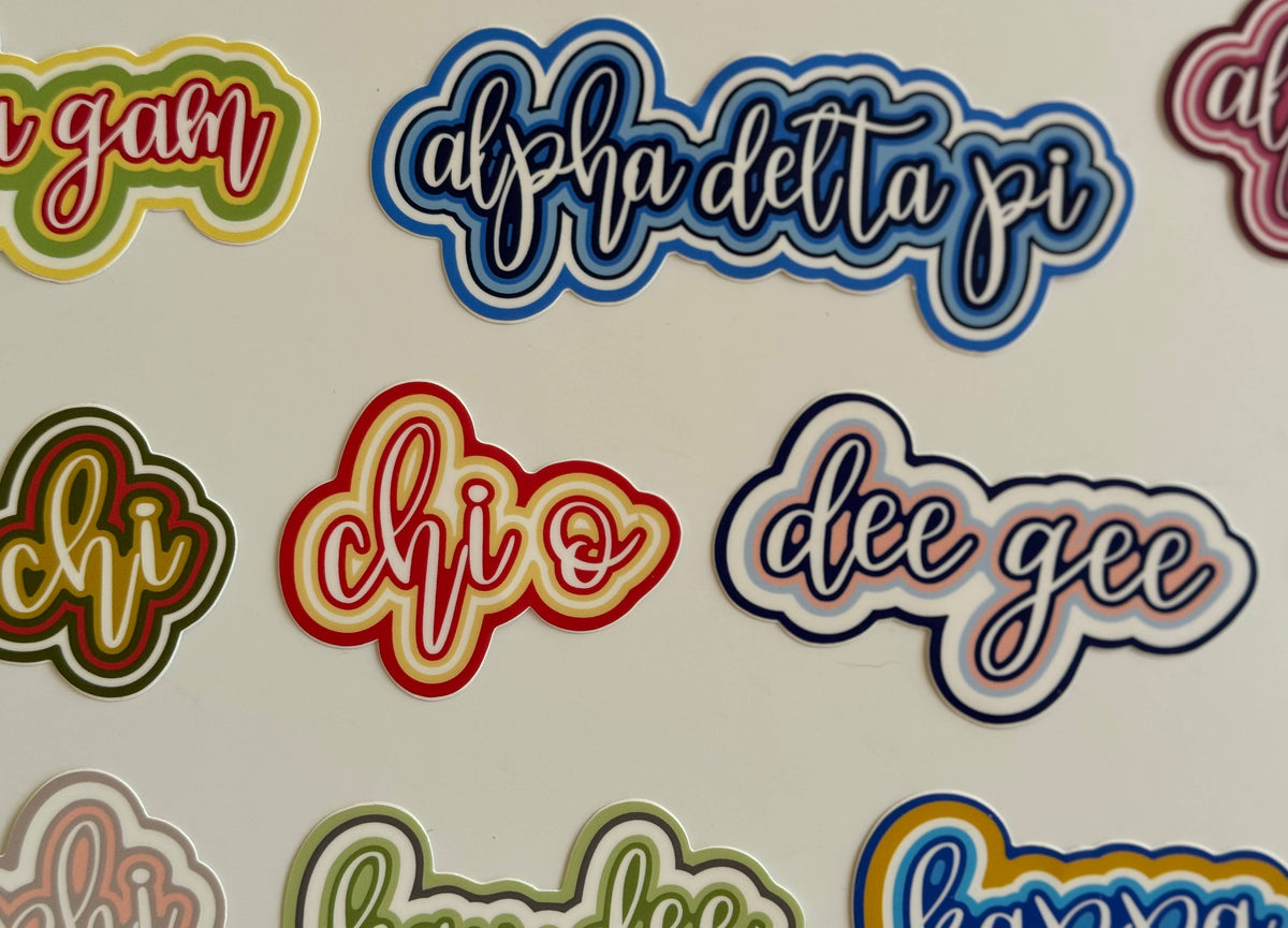 Chi Omega Sorority Decal