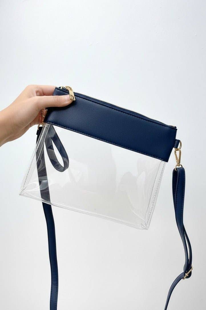 Game Day Clear Crossbody Bag Purse : Leopard
