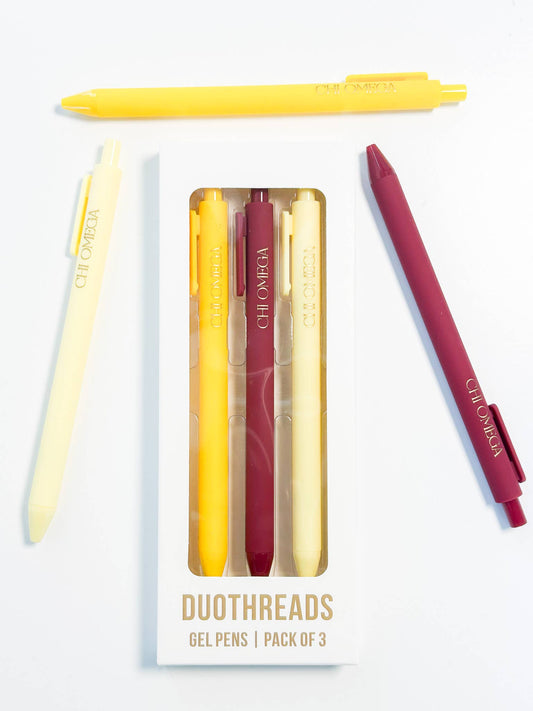 Lettered Luxe Sorority Pens: CHI OMEGA