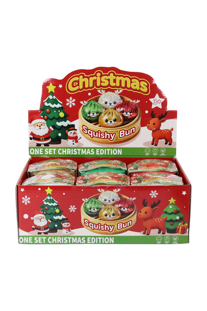 PREORDER: Christmas Reindeer Glitter Sugar Maltose Dumpling Squishy: ASSORTED / ONE SIZE