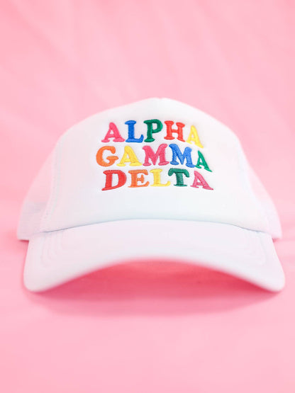 Sorority Fun Times Trucker Hat: KAPPA DELTA