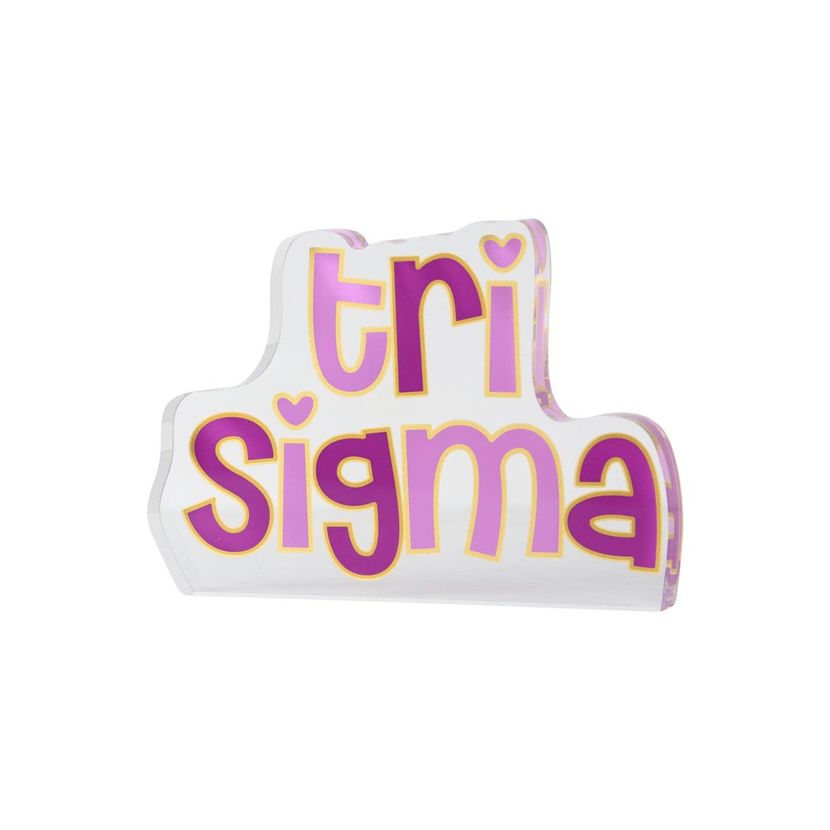 Sorority Acrylic Shelf Sitter: Chi O