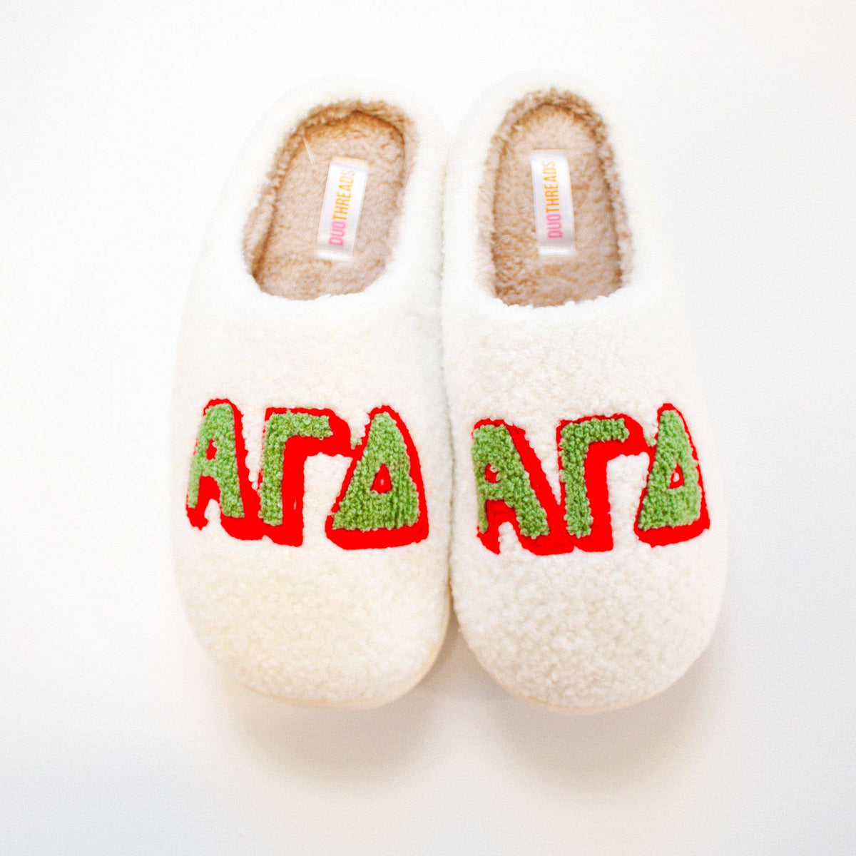 Alpha Gamma Delta Sorority Slipper Set : S/M