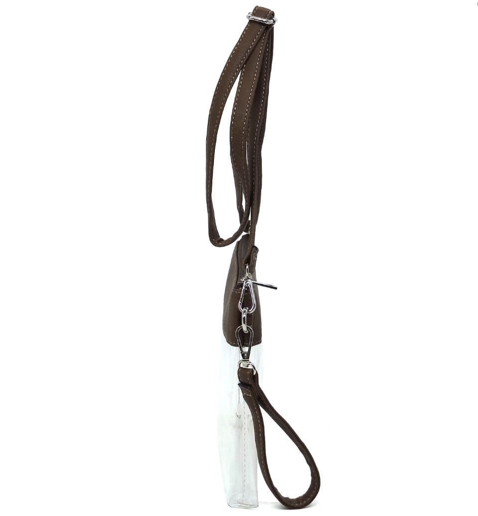 Game Day Clear Crossbody Bag Purse : Leopard