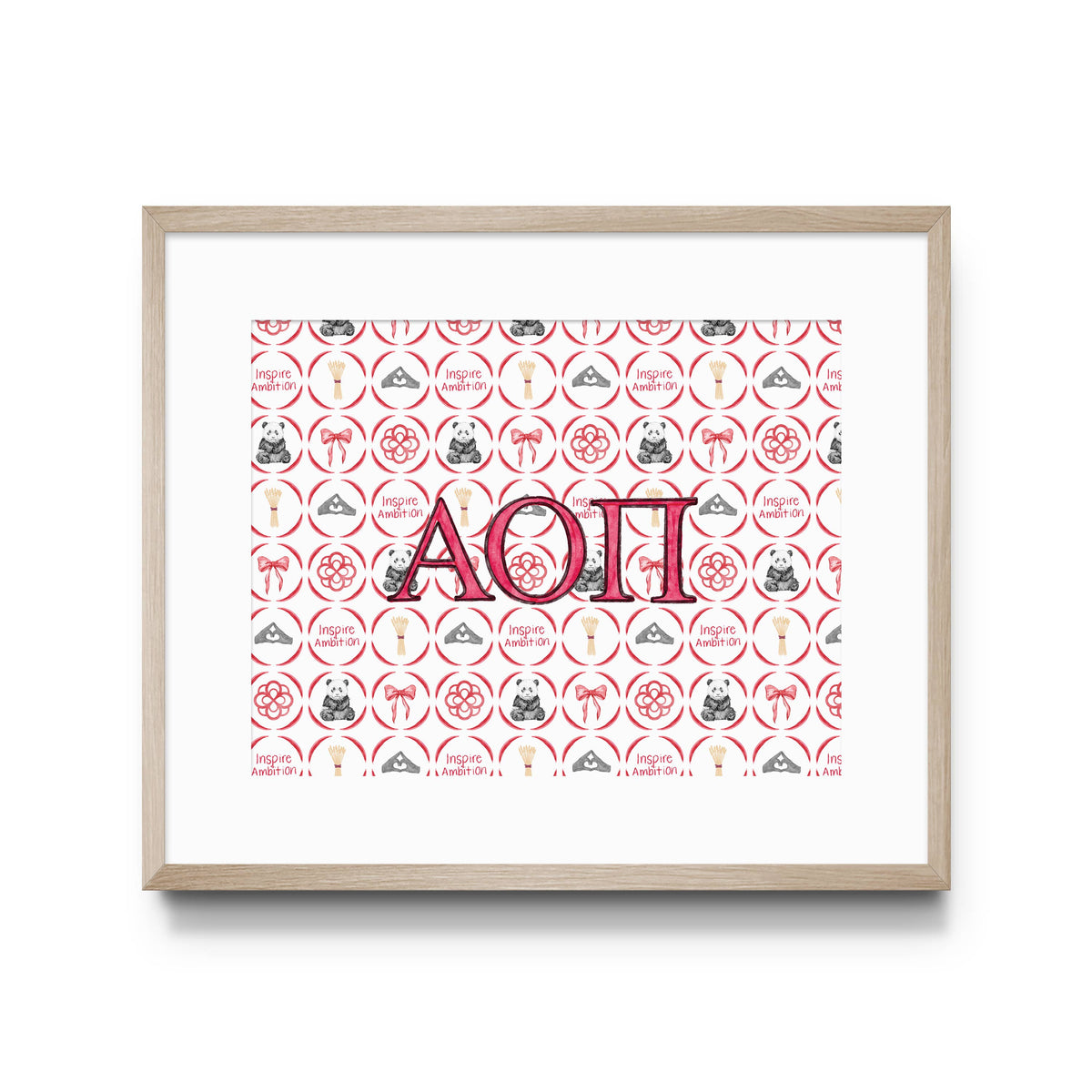 Alpha Omicron Pi Art Print (Print only), Sorority : 5x7