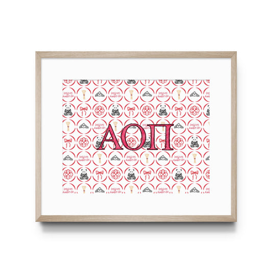Alpha Omicron Pi Art Print (Print only), Sorority : 5x7