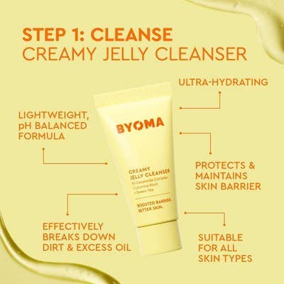 BYOMA Universal Skincare Heroes Gift Set with Makeup Bag 5pc