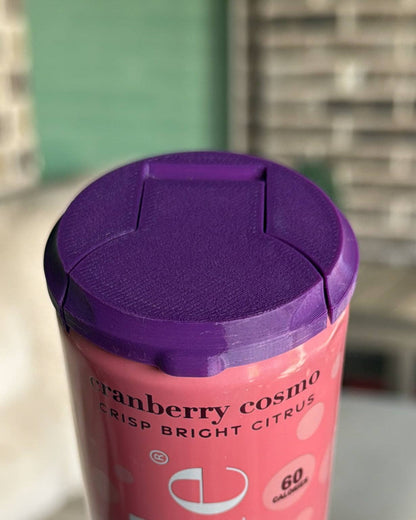 Sipzey Skinny Can Lid : Blue Sapphire (Jewel Collection)