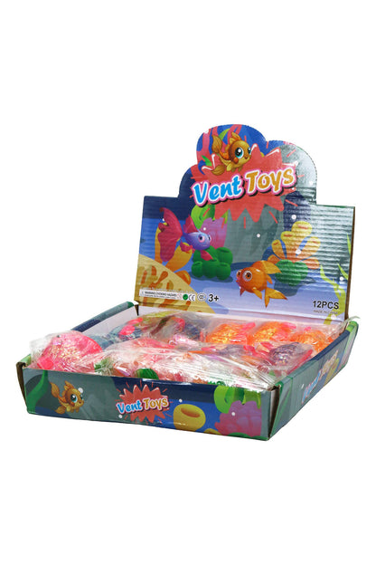 PREORDER : Rainbow Goldfish Glitter Maltose Putty Slime Filled Squishy: ASSORTED / ONE SIZE