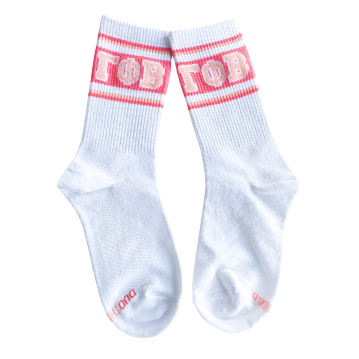 Sorority Socks: DELTA DELTA DELTA