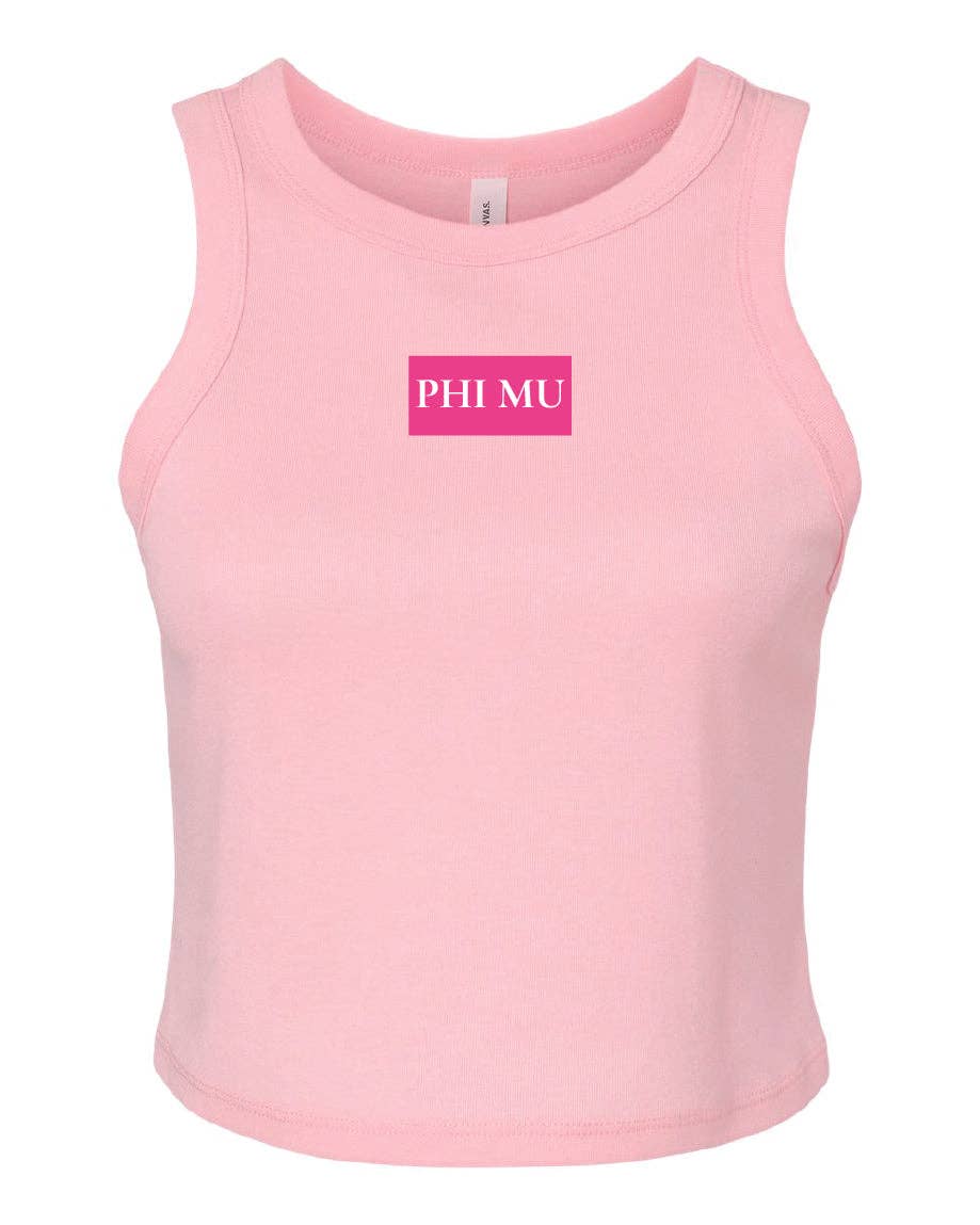 Phi Mu Daily Tanks: PINK
