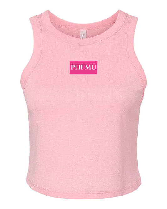 Phi Mu Daily Tanks: PINK