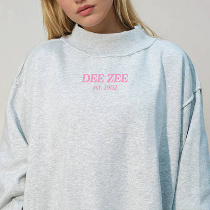 PREORDER : Sorority Chapter Mockneck Sweatshirt : Alpha Omicron Pi