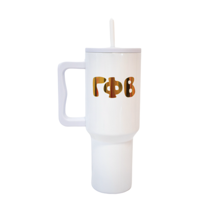 40oz 24 Karat Sorority Tumbler: KAPPA KAPPA GAMMA