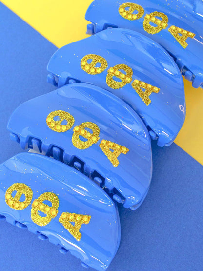 Girl On the Go Hair Claw Sorority Clip: ALPHA GAMMA DELTA