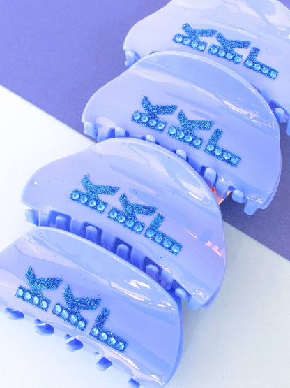 Girl On the Go Hair Claw Sorority Clip: ALPHA GAMMA DELTA