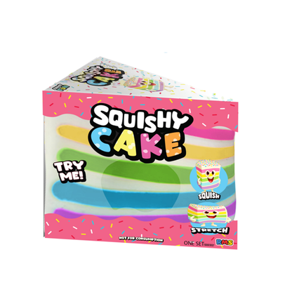 PREORDER: Showcase - RMS® SmushMart™ Giant Rainbow Cake Slice Squishy 1pc