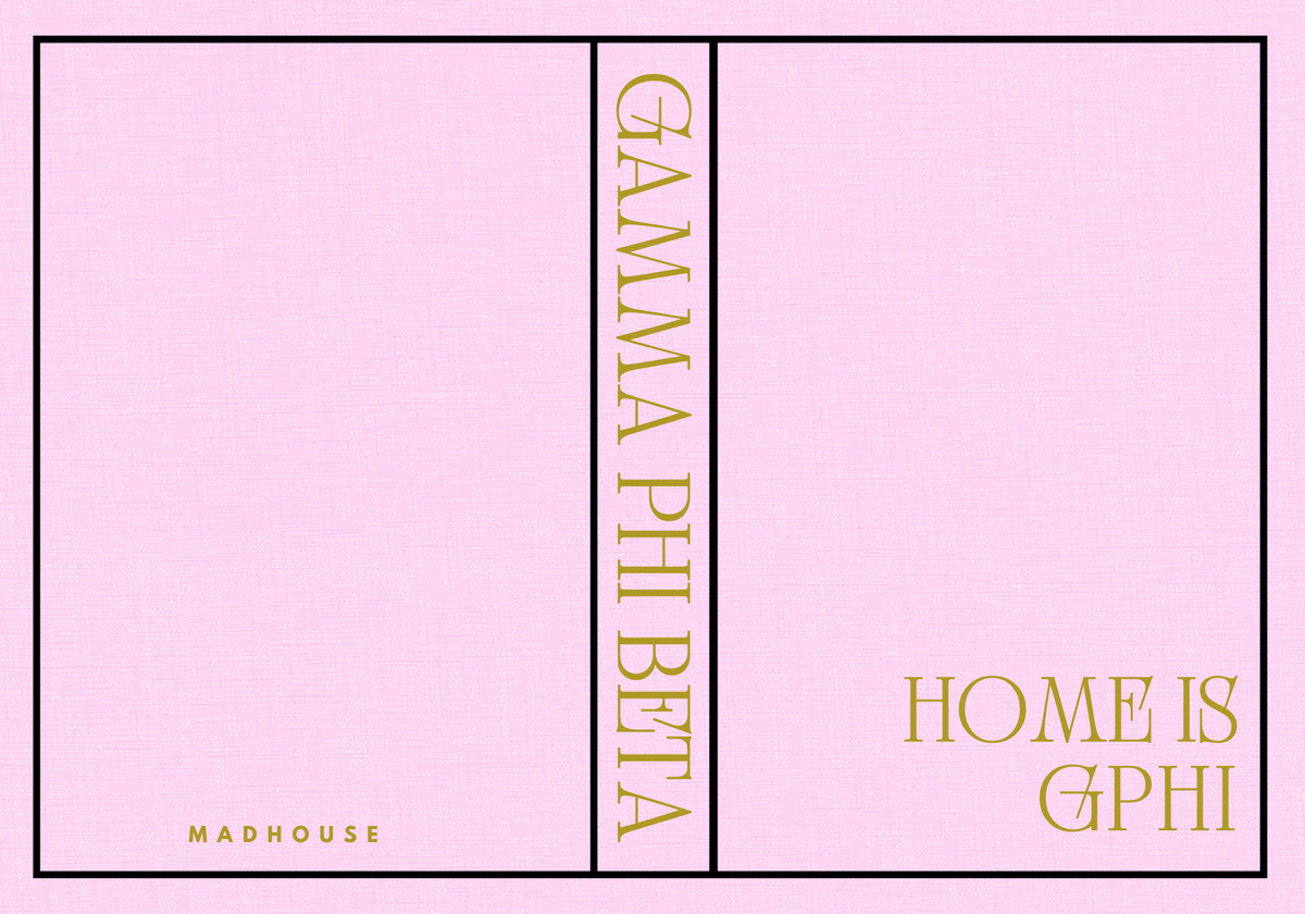 Sorority Keepsake Book Boxes 2026: Alpha Omicron Pi Pink