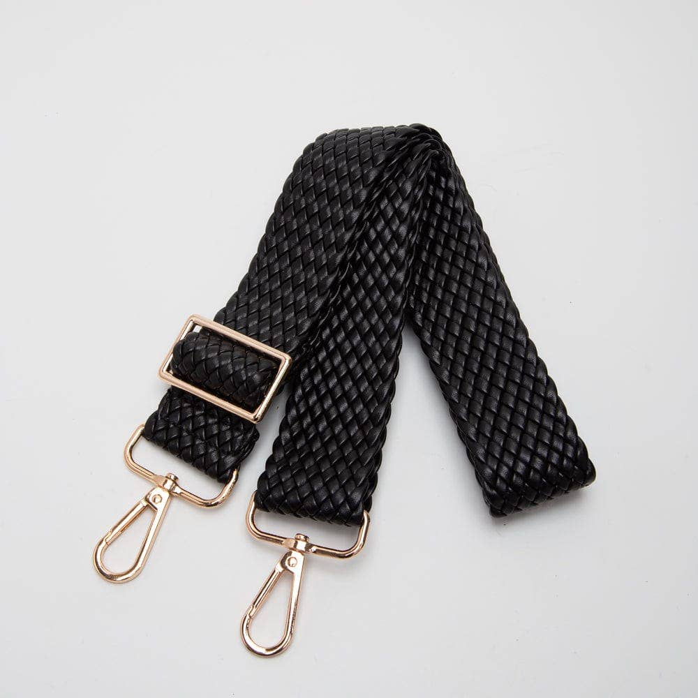 Bella Woven Women's Bag Strap: Red