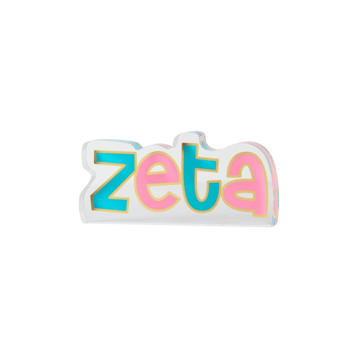 Sorority Acrylic Shelf Sitter: Chi O