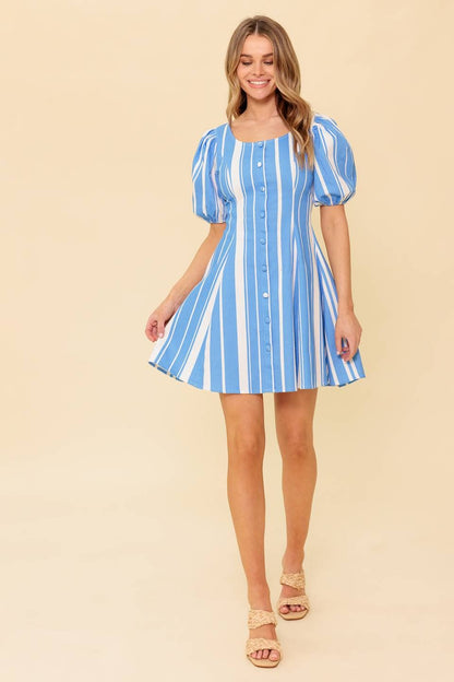 Flying Tomato striped  mini dress