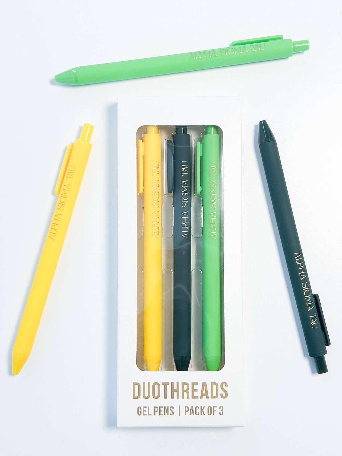 Lettered Luxe Sorority Pens: ALPHA GAMMA DELTA