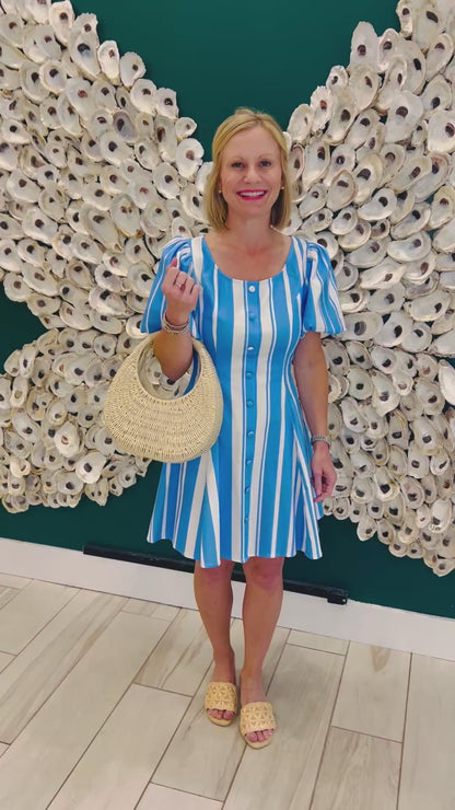 Flying Tomato striped  mini dress