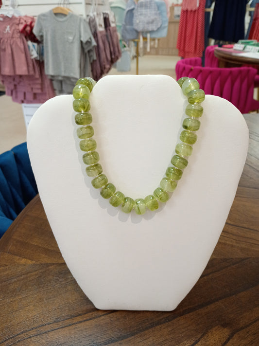 Green Beaded Necklace