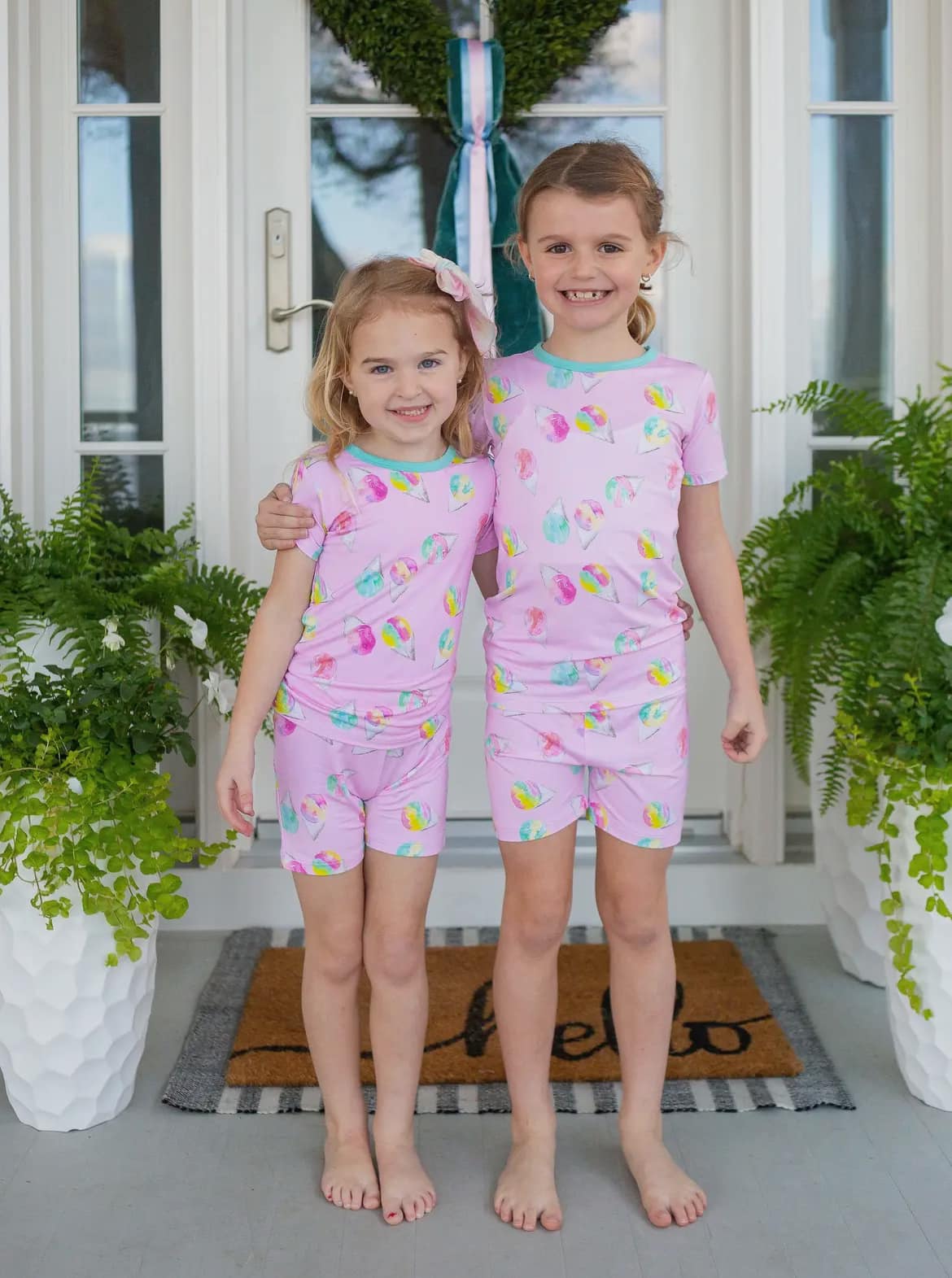 Snowcone PJ shorts set